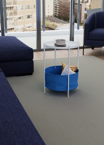 Журнальный стол LAVARIS Элдэй CUBA DEEP SEA(ярко синий)/белый муар 6238440805