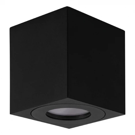 Уличный потолочный светильник Eglo Torrecola 901029 1X5W (GU10) IP44 алюминий, пластик, чёрный/прозрачное стекло