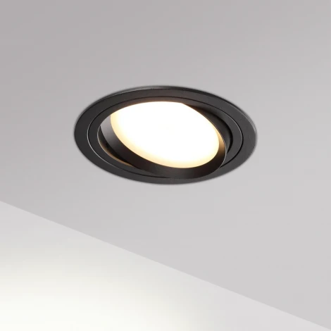 Светильник встраиваемый Novotech Tor 371053 черный GX53 12W 220-240V