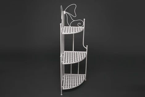 Этажерка угловая Secret De Maison 003 butter white (стальной сплав)