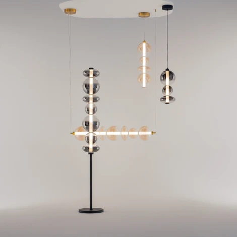 Подвесной светильник Maytoni Futuro MOD307PL-L24BS3K (LED, 220V, на проводе, шарики)