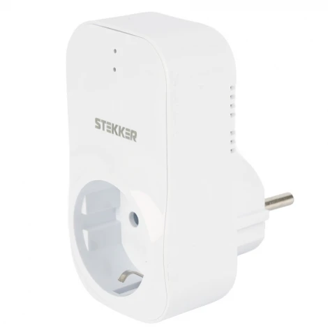 Реле напряжения для розетки VP-100W-3M 230В 16A белый Stekker 50687