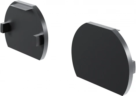 Заглушки для круглого магнитного шинопровода Exility Maytoni Accessories for tracks Exility TRAM034EC-R-41B