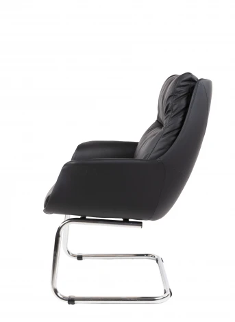 Офисное кресло Chairman 524 Россия нат.кожа/экокожа черная 7216000