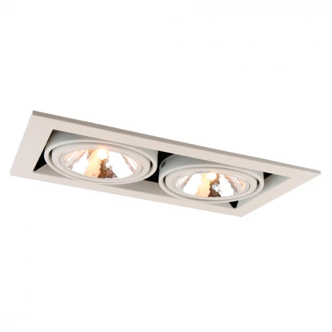 Встраиваемый точечный светильник Arte Lamp Cardani Semplice A5949PL-2WH (220V)