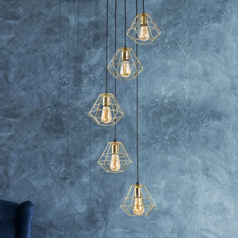 Подвесной светильник TK Lighting Diamond Gold 2576