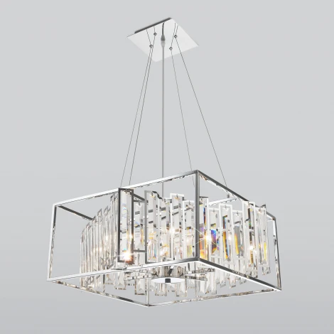 Подвесная люстра Bogate's Cella 312/6 Strotskis (220V, хрусталь, на тросе)