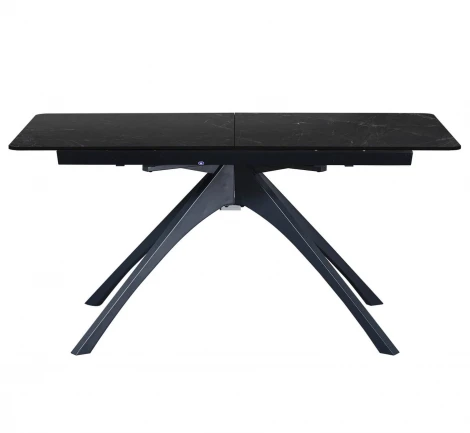 Стол раскладной Sheffilton SHT-T76 Серый мрамор/черный 4278266902