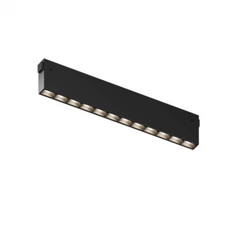 Трековый светильник однофазный светодиодный 220V 9W Denkirs SMART SLIM GRILL | СМАРТ СЛИМ ГРИЛЬ DK8411-BK