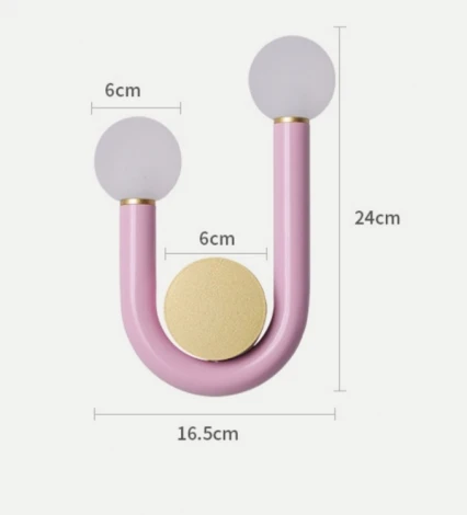 Бра светодиодное Inodesign Bagge INO_Bagge Pink 40.2418