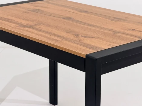 Стол ЭТНО 112 ДУБ ВОТАН / Черный каркас M-City 64772
