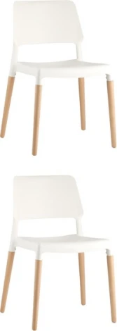 Стул BISTRO белый 2 шт. Stool Group (арт.УТ000037210)