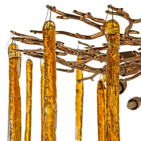 Подвесная люстра хрустальная Dio D`arte Tavenna Gold Tavenna H 1.5.76.116 G