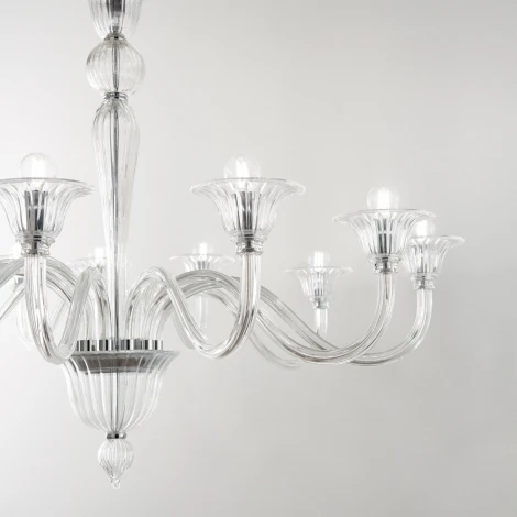 Подвесная люстра Ideal Lux Brigitta SP12 TRASPARENTE