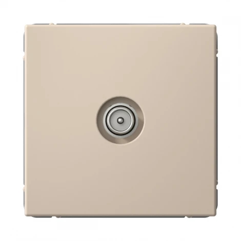 ТВ-розетка проходная (песочный) Systeme Electric GAL001292