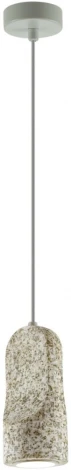 Подвесной светильник Odeon Light Pietra 7010/1B серый/камень LED 1*5W 3000K 220V (на проводе)