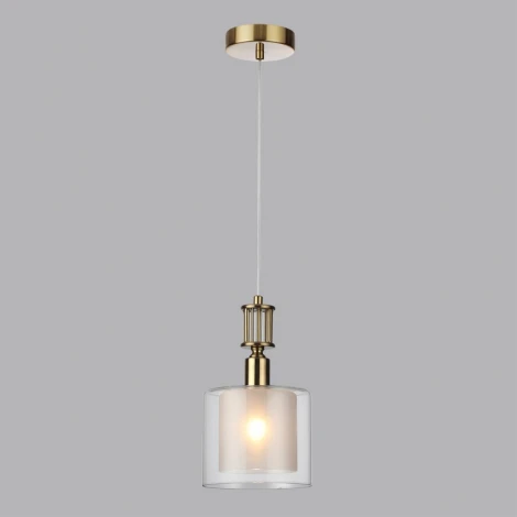 Подвесной светильник Odeon Light Saga 5088/1 античная бронза/стекло E14 1*40W (220V, на проводе, круглые)