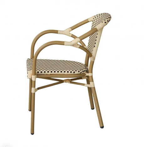 "Кабри" плетеный стул из искусственного ротанга, цвет бежево-коричневый 4SIS ZF2100C Coffee