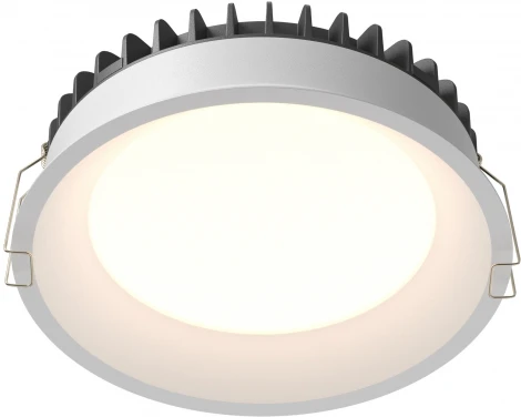 Встраиваемый светильник 24W Maytoni Okno DL055-24W3-4-6K-W (LED, 220V, круглые, IP44)