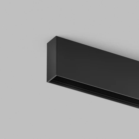 Шинопровод однофазный накладной/подвесной 220V 3 метра Denkirs SMART SLIM BASE | СМАРТ СЛИМ БЕЙС TR2403-BK