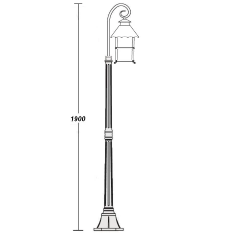 Наземный фонарь Oasis Light Caior LL 81408/18
