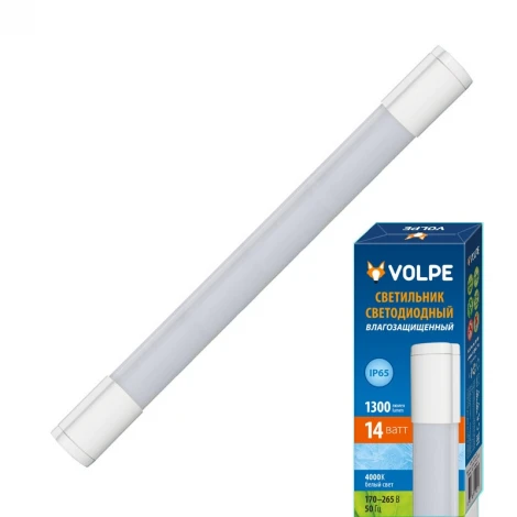 Линейный потолочный светильник светодиодный ULT-Q218 14W/NW IP65 Volpe WHITE