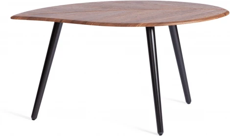 Журнальный стол Tetchair RIMMINI (МДФ/Орех,Черный)