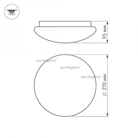 Настенно-потолочный светильник Arlight IM-C260A 018075