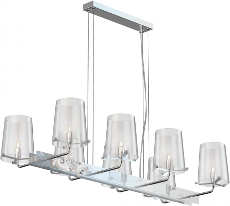 Подвесная люстра Maytoni Landmark MOD040PL-08CH (220V, на тросе)