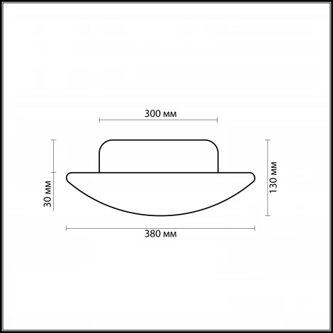 Настенно-потолочный светильник Odeon Light Opal 2247/2C