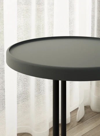 Придиванный стол Кальяри графит/черный 4320091508