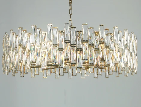Подвесная люстра Newport 10120 10123+9/C gold (220V, на цепи)