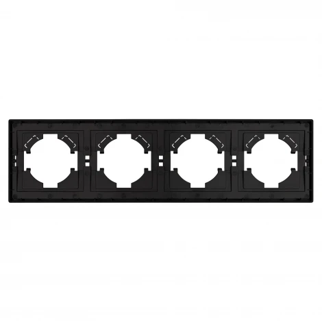 Рамка пластиковая FRM-TENDO-SFPL-4-GR (Arlight, Матовый графитовый) 054655