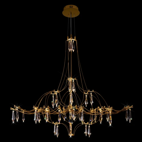 Подвесная люстра светодиодная Loft It Mira 10588/800 Gold Asfour