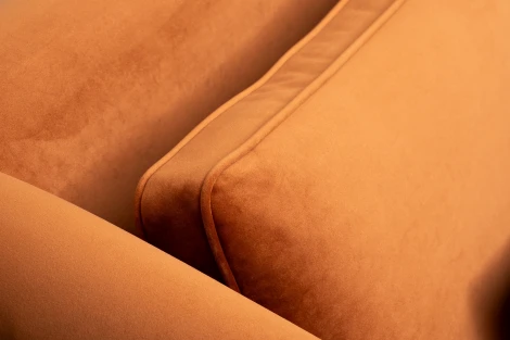 Диван Треви(Trevi) 230М(К) трехм раскл с кантом оранж Pad32+Lattice ORANG 232*103*88см Garda Decor