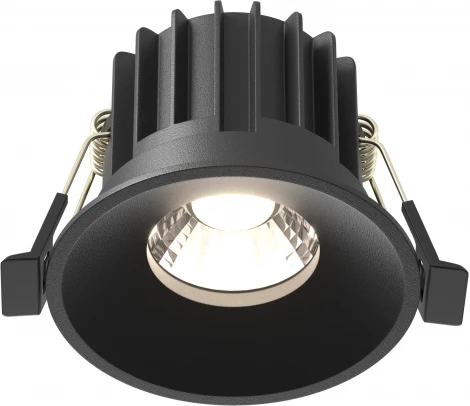 Встраиваемый светильник Maytoni Round DL058-12W4K-B (LED, 220V, круглые)
