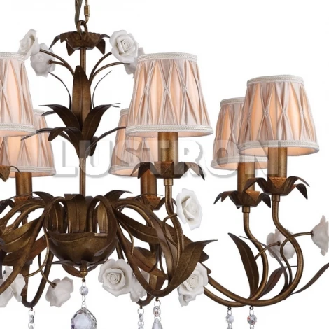 Подвесная люстра Arte Lamp Latta A1865LM-8BZ