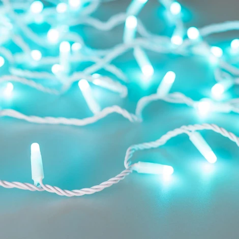Светодиодная гирлянда ARD-STRING-CLASSIC-10000-WHITE-100LED-MILK-SYNC RGB (230V, 6.5W, RF ПДУ, 1000) (Ardecoled, IP65) 064835