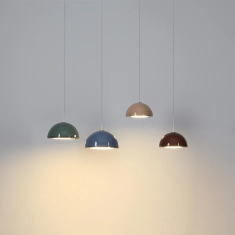 Подвесной светильник светодиодный Odeon Light Lulu 5453/6L светлая бронза/бежевый/металл/керамика/акрил LED 6W 3000K