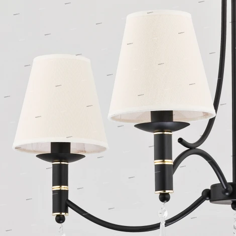 Подвесная люстра Alfa Abil Black Gold 23004