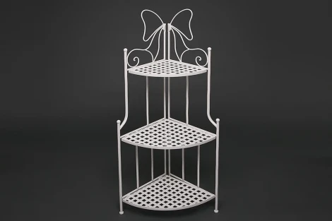 Этажерка угловая Secret De Maison 003 butter white (стальной сплав)