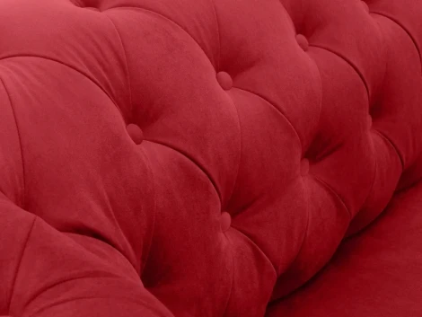 Диван Chesterfield ОГОГО (арт.344562), (Ткань/Бордовый)
