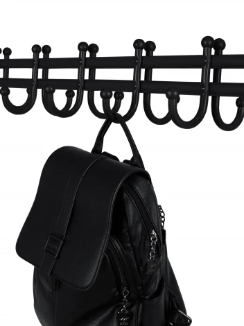 Вешалка напольная М 12М чёрный Mebelik 009748