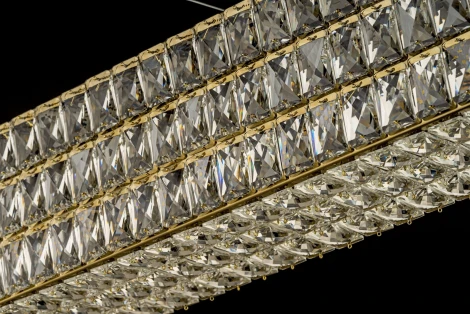 Подвесная люстра Arti Lampadari Lioni E 1.5.100x16.100 G (220V, хрусталь, на тросе)