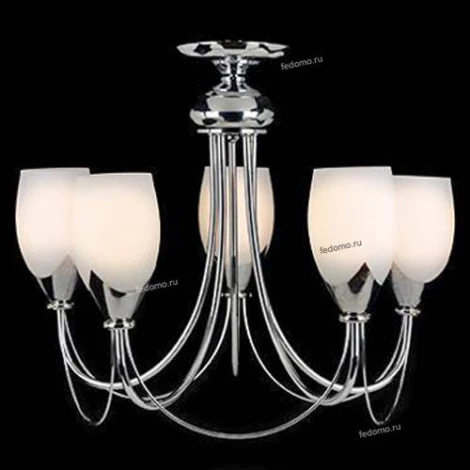 Подвесная люстра Eurosvet Gelia 60017/5 хром