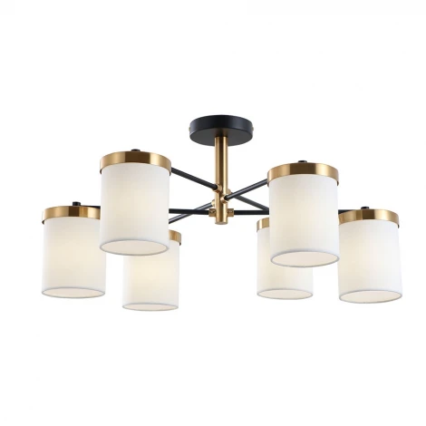 Потолочная люстра на штанге Arte Lamp Modello A4099PL-6BK (220V)