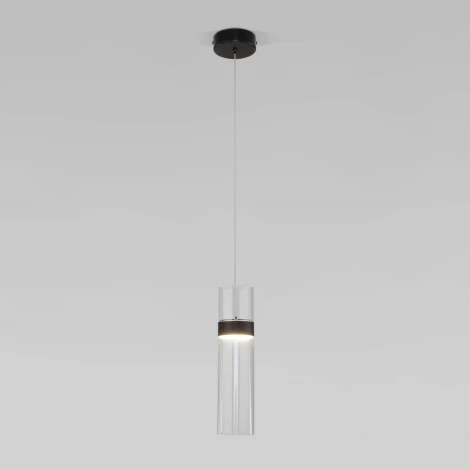 Подвесной светильник Lumen 50244/1 LED черный/прозрачный (220V, на проводе)