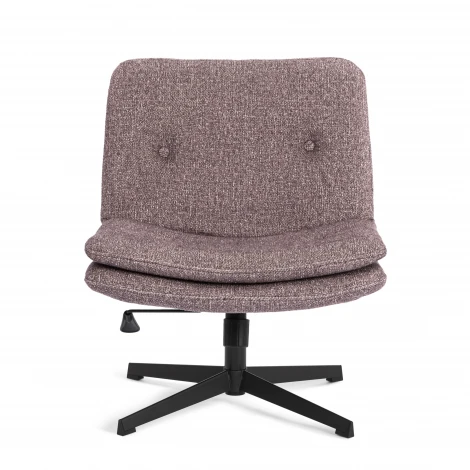 Кресло лаунж Oslo/Осло крестовина, велюр/букле, VT shape wood rose Tetchair 25434