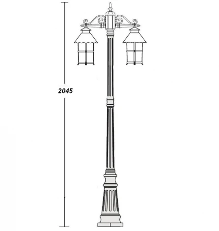 Наземный фонарь Oasis Light Caior L 81509А