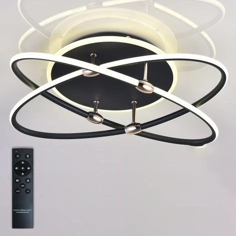 Потолочная люстра Natali Kovaltseva LED LAMPS 81235 (регулировка яркости, 220V, пульт управления, кольцо)